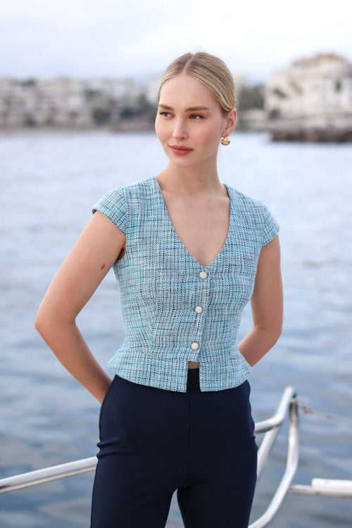 Alana Peplum Top